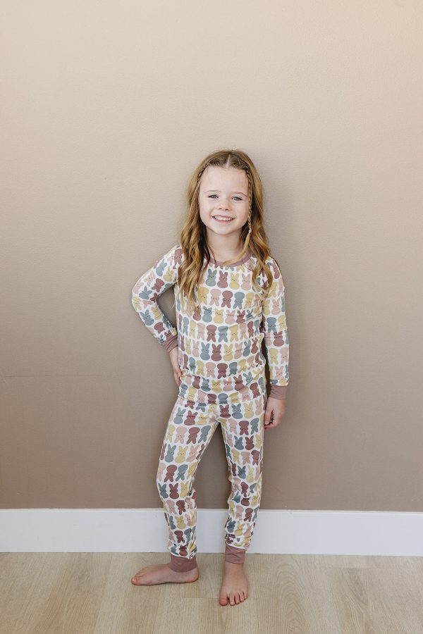 Dusty Rose Bunny Bamboo Cozy Set Online now - Image 2