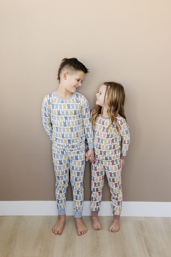 Dusty Rose Bunny Bamboo Cozy Set Online now - Image 4