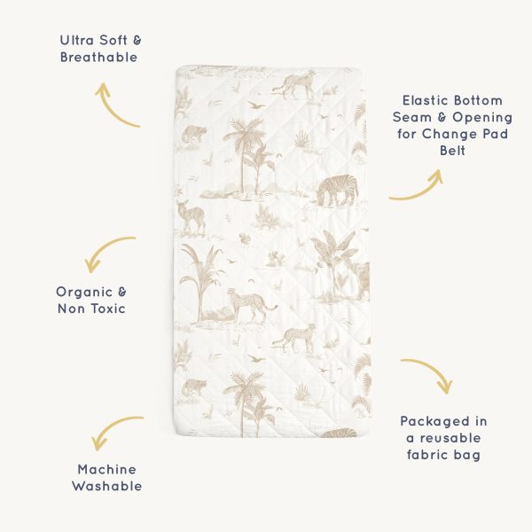 Safari Organic Changing Pad Cover Fashion - Image 5