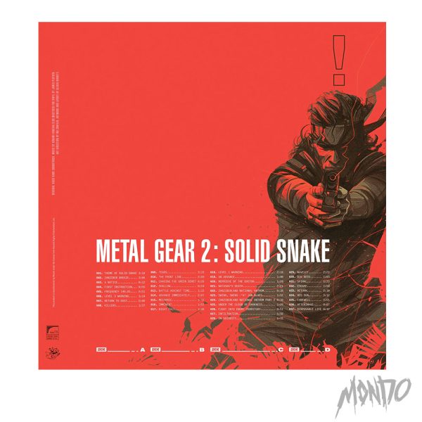 METAL GEAR 2: SOLID SNAKE Original Video Game Soundtrack 2XLP Online Hot Sale - Image 4