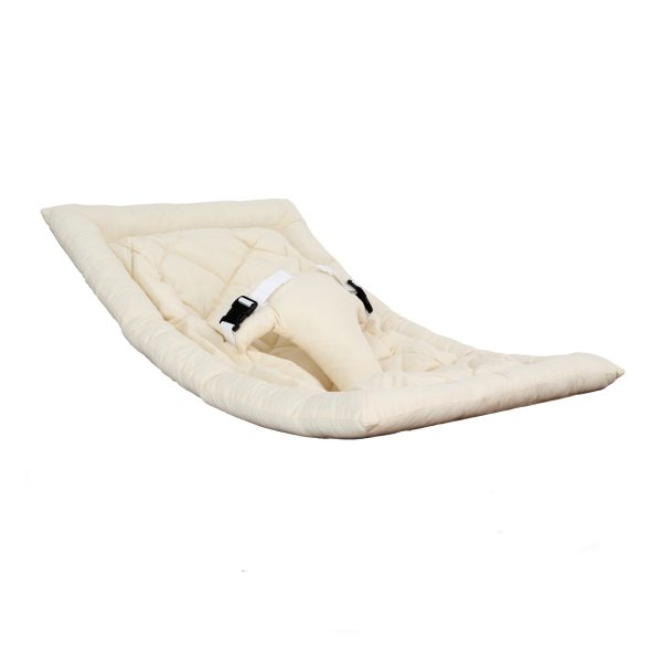 Charlie Crane LEVO Baby Rocker - Beech with Organic Milk Cushion Online - Image 3