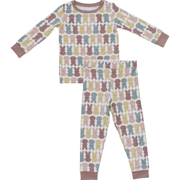 Dusty Rose Bunny Bamboo Cozy Set Online now