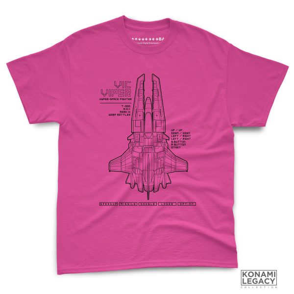Vic Viper Neon Pink T-Shirt Cheap