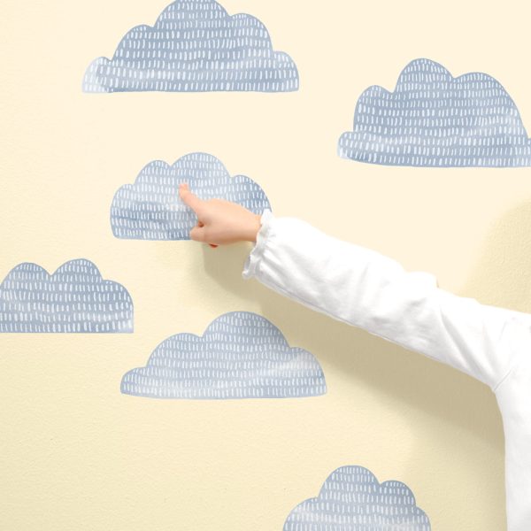 Dino Cloud Wall Decal Set Online Sale - Image 3