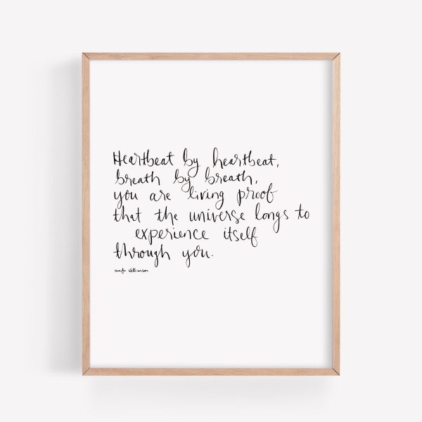 Heartbeat By Heartbeat — Art Print Online Hot Sale